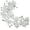 White, variant on SPRING PARK Sweet Long Hair Ornaments Flower Wedding Faux Pearl Bride Headdress Lady