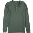thumbnail image 1 of Club Room - Camiseta henley para hombre, color verde, pequeña, 1 of 1