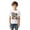 White, variant on Boys Short Sleeve Graphic Tee For School Back To School Ready Comfortable Kids Top With Round Neck Muscle Tops Boys