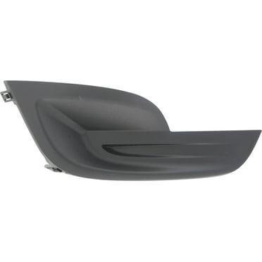 Replacement Fog Light Cover, Black, Compatible with 2013-2015 Nissan Altima Right Passenger