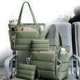 thumbnail image 2 of Klonfd Sac Fourre-Tout Matelassé à la Mode avec Multiples Compartiments Bagage de Voyage de Courte Distance, 2 of 6