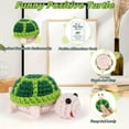 thumbnail image 7 of 3.34" Funny Mini Crochet Sea Turtle, Handmade Crocheted Positive Turtle Doll with Card, Novelty Gifts for Inspirational, for Birthday Gifts & Party Decoration, 7 of 7