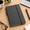 Black, variant on Black A5 Professional Vegan Leather Journal with 100gsm Perforated Numbered Pages