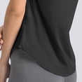 thumbnail image 6 of hotojiny Women's Workout Tops Breathable Lightweight Active Tennis Yoga Shirts Stretch Short Sleeve Athletic Running Tee, 6 of 6