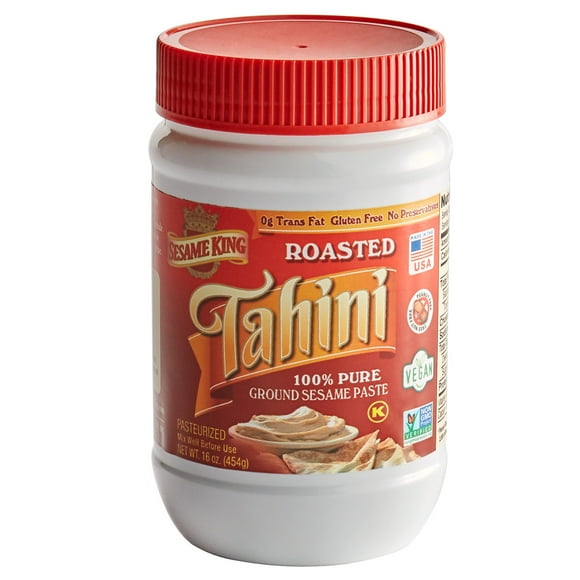 Sesame King 16 oz. All-Natural Tahini Paste - 12/Case