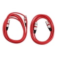 thumbnail image 1 of XLR Male to Female Audio Cable Microphone Sound Card Mixer 3 Core Balanced Cable DMX Stage Lighting Control Cable, 1 of 5