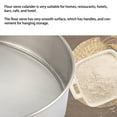 thumbnail image 3 of Moyic Tamiz de harina de acero inoxidable, colador de malla fina, tamiz para el hogar, Bar, comedor, Hotel, panadería, colador lavable, cocina Cocina y Comedor 30 centimetros Moyic  HA067909-02, 3 of 6