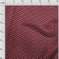 thumbnail image 3 of oneOone Rayon Maroon Fabric Animal Sewing Craft Projects Fabric Prints By Yard 56 Inch Wide, 3 of 5