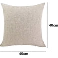 thumbnail image 2 of Set Of 2 Cotton And Linen Cushion Cover Sofa Home Decor Decorative Pillow Cases, 2 of 4