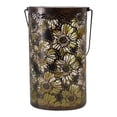 thumbnail image 1 of Luces Solares para Paisajes Al Aire Libre Linterna Exteriores Metal Ahuecada Con Flores/hojas Impermeable Patio Césped Porche, 1 of 9