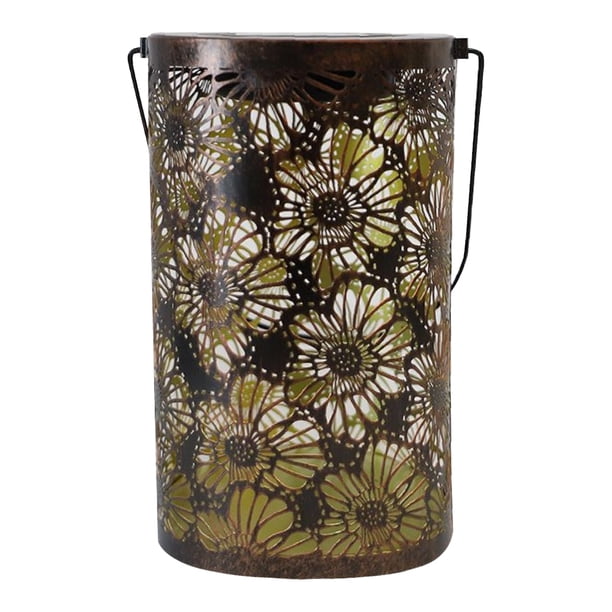 Linternas Solares Decorativa JShteea Impermeable para Jardín Luces Solares Colgantes (Flor S)