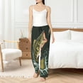 thumbnail image 4 of Daiia Largemouth Bass jumps out of water Pattern Women's Sleep Pant with Pockets and Drawstring,Pajama Pants-XX-Large, 4 of 6