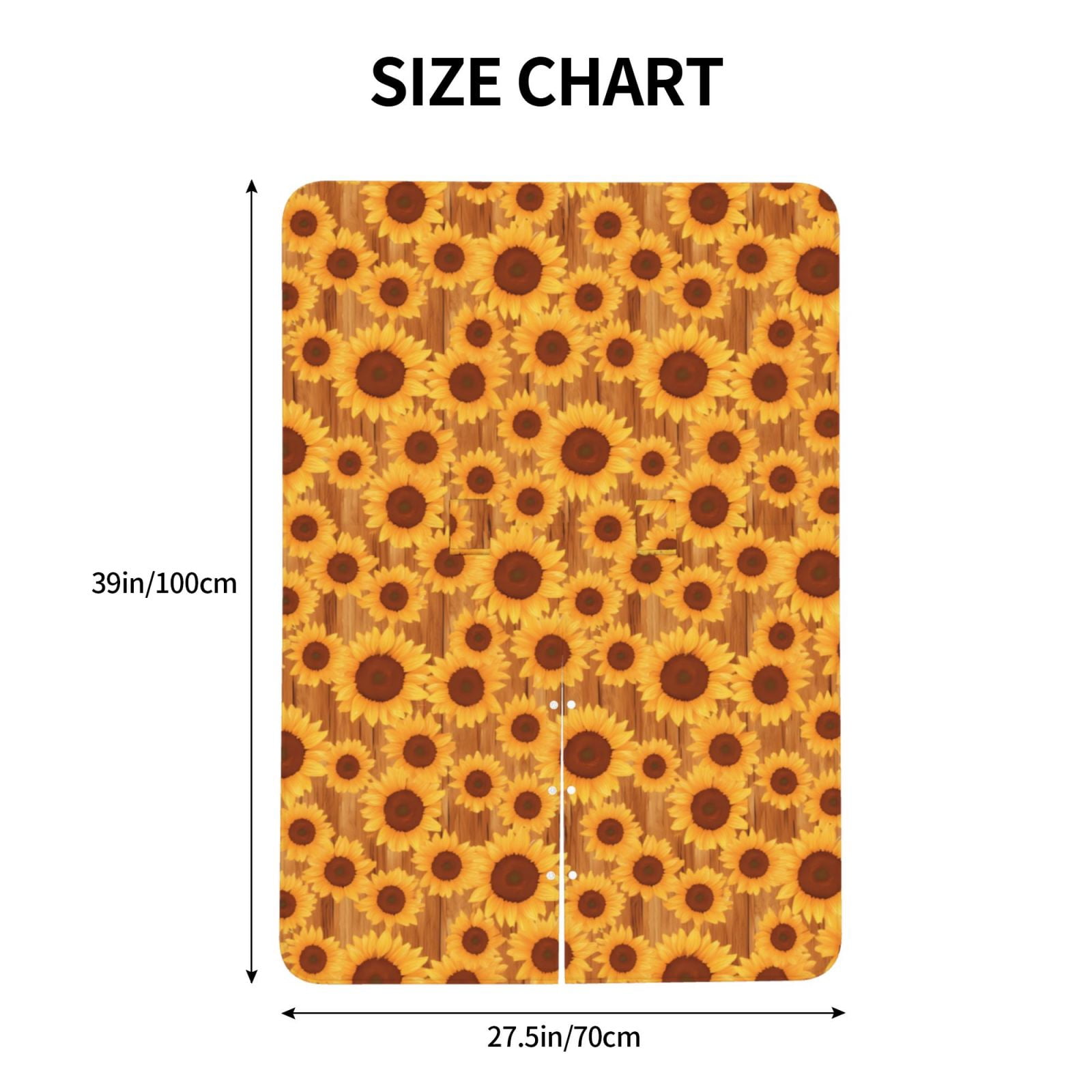 Naloa Brown Wood Grain Sunflower A Baby Car Seat Cover, Breathable Baby Carrier Cover, Multiuse Baby Carrier Cover & Nursing Breastfeeding Cover