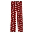 thumbnail image 5 of Xuniizn Mens Pajama Pants, Christmas Prints Drawstring Elastic Waist Breathable Casual Loose Pajama Bottoms, Stretchy Soft Cozy Holiday Sleep Pants, S-5XL, 5 of 5