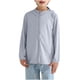 thumbnail image 5 of Penkiiy Girls Boys Rash Guard UPF 50 + Camisas de natación Protección solar de manga larga Capucha Niños Pesca Playa Camisa de deportes acuáticos. 3 años Gray, 5 of 5