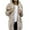 Khaki, variant on Fesfesfes Women's Cardigan Open Front Hooded Coat with Pockets Fleece Cardigan Plush Coat Clothes Sale