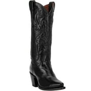 Dan Post Womens Polished Western Boot Snip Toe Black 7 M US