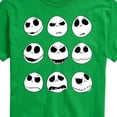 thumbnail image 3 of The The Nightmare Before Christmas - Jack's Facial Expressions - Men's Short Sleeve Graphic T-Shirt, 3 of 5