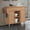 Beech, variant on Hodedah Kitchen Island with Spice Rack plus Towel Holder in Beech