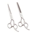 thumbnail image 6 of Professional Hair Scissors Set 5"-8", Flat & Thinning Shears, Seamless Hairdressing Tools for Salon and Home Hair Cutting, 6 of 8