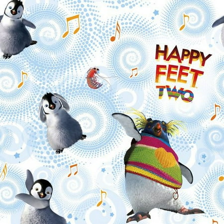 Happy Feet Christmas Roll Wrap