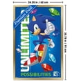 thumbnail image 3 of Sonic the Hedgehog (1991) - 35th Anniversary Thumbs Up Wall Poster, 22.375" x 34" Framed, 3 of 5