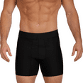 thumbnail image 2 of Men's Insta Slim 1311MMBT Big and Tall Padded Butt Enhancer Boxer Brief (Black 4XL), 2 of 7