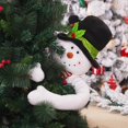 thumbnail image 3 of Muñeco De Nieve De Papá Noel De Peluche Que Abraza El Árbol De Navidad Para La Decoración Del Árbol De Navidad Yuarrent HA043208-01, 3 of 6