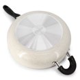 thumbnail image 4 of Oster Clairborne 5 Quart Aluminum Nonstick Saute Pan with Lid in Sand, 4 of 6