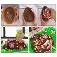 thumbnail image 2 of ckepdyeh - Paquete de 2 moldes de chocolate con forma de huevo de Pascua, molde de silicona para huevos, moldes de chocolate de Pascua con forma de huevo, molde antiadherente para huevos, 2 of 7