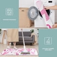 thumbnail image 6 of Pink Breast Cancer Kitchen Rugs Sets Of 3,Kitchen Runner Rugs Non Skid Washable,Decorative Kitchen Floor Mats for Kitchen,Sink,Laundry,17"x30"+ 17"x47" + 17"x59", 6 of 6