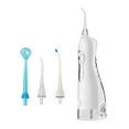 thumbnail image 1 of Water Flosser Cordless Oral Irrigator IPX7 Waterproof Cordless Cleaner 3 Modes USB Rechargeable Flosser with 220mL Water Tank 4 Replaceable Jet Tips for Home Travel, 1 of 7