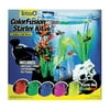 Tetra ColorFusion Starter Aquarium Kit 3 Gallons, Half-Moon Shape with Bubbler and Color-Changing Light Disc