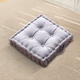 thumbnail image 5 of Thick Floor Cushion With Handles Floor Pillow, Velvet Square Floor Seating Cushion, Square Non Slip Reversible Chair Cushion, for Living Room Sofa Chair Floor Yoga Couch Tatami, 18*18Inch, 5 of 6