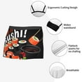 thumbnail image 5 of Kdxio Men's Boxer Briefs with Sushi Print - Comfortable and Breathable Underwear for Everyday Wear, 5 of 7
