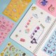thumbnail image 4 of Sanrio-Paquete de pegatinas impermeables, calcomanía láser Kawaii para álbum de recortes, papelería, Cuenta de mano, dibujos animados, decoración DIY, 4 of 4
