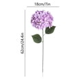thumbnail image 3 of Artificial Hydrangea Flowers Real Touch Faux Hydrangea Blooms For Home Decor Wedding Arch Bouquet Bridal Handheld Party Floral Supply, 3 of 5