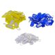 thumbnail image 1 of Etiquetas para llaves livianas Macarena Anillos de metal Identific Azul Amarillo Blanco, 1 of 8