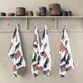 thumbnail image 2 of United States of America Flags Tea Towels 4 Pack USA Eagle Flying Kitchen Dish Cloth with Hanging Loop, 18"x28" Lint-Free Absorbent Towel for Kitchen Drying Wiping and Cleaning, 2 of 7