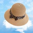 thumbnail image 4 of OJSFQUFP Women Beach Hat Summer Straw Sun Hat Fashion Wide Brim Straw Sun Hat, 4 of 4