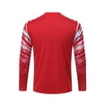 thumbnail image 3 of Haitryli Kids Boys Soccer Jersey Lightweight Long Sleeve Goalkeeper Jersey Football Goalie Training Shirts Red XXS/150, 3 of 4