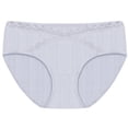 thumbnail image 4 of Ropa interior para embarazadas, cintura baja, cómoda, transpirable, soporte para el vientre, sin costuras, protección para el vientre en forma de U, bragas para mujer, ropa interior para las axilas, 4 of 4