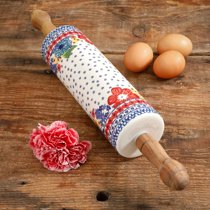 The Pioneer Woman 18.4" Dazzling Dahlias Rolling Pin