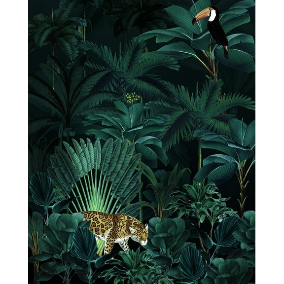 Jungle Night Wall Mural