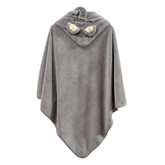 Bovxnpu Unisex Girls Robes Bathrobes Infant Toddler Kids Hooded Cloak Wearable Bath Towels Sleepwear