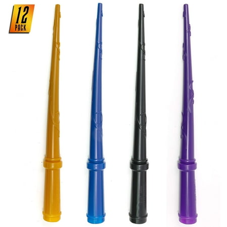 Skeleteen Wizard Wands Party Favors - Magic Wizard Wand for Birthday Party Favor - 12 Pack