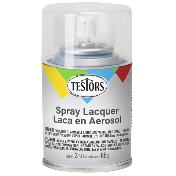 Testors Spray Lacquer 3oz-Clear Gloss