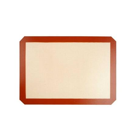 

Thinsont 1pc Silicone Baking Mat Non-Stick Reusable Heating-resistance Rectangular 11.81 x7.87 (Red)