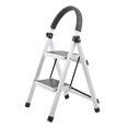 thumbnail image 1 of Escalera Acero Tijera Tubular 2 Peldaños Plegable Portátil  Eo Safe Imports Blanco, 1 of 5