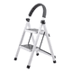 thumbnail image 1 of Escalera Acero Tijera Tubular 2 Peldaños Plegable Portátil  Eo Safe Imports Blanco, 1 of 5
